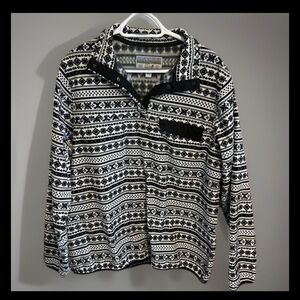 JACHS Cabin Authentic Outdoor Purveyors Collared Pullover Size XL